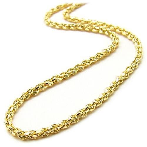 14K Yellow Gold 1.0mm Rope Chain - 18 Chain