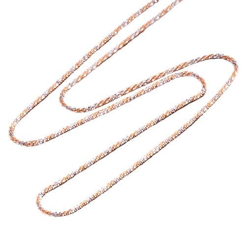 14K Two-Tone Rope Necklace