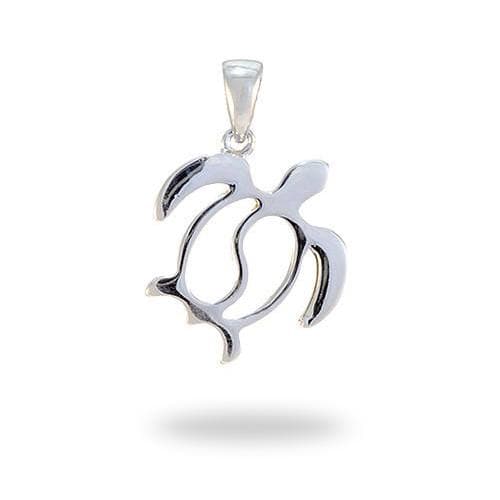 Baby Yin Yang Necklace Silver