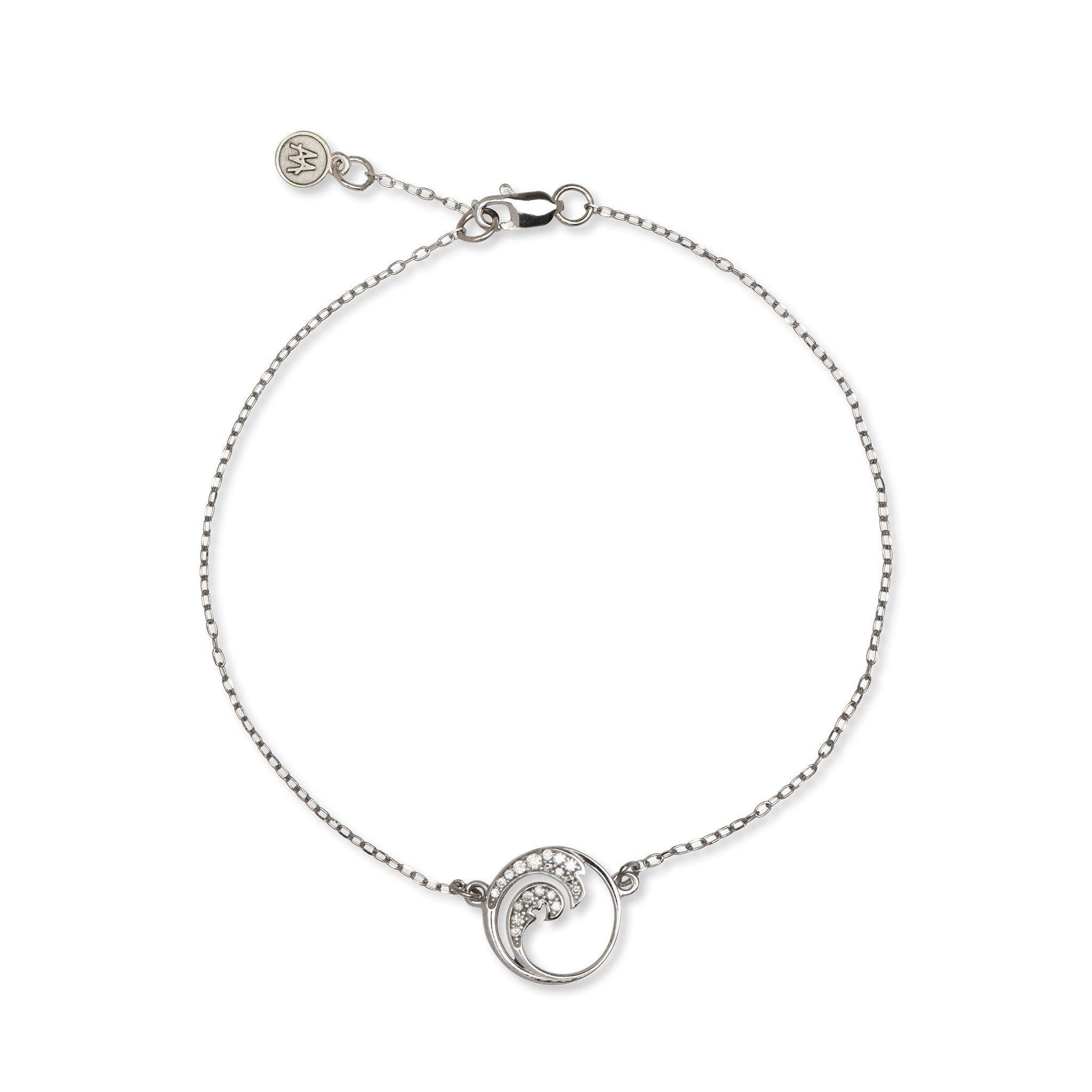 Nalu (Wave) Bracelet in Sterling Silver – Maui Divers Jewelry