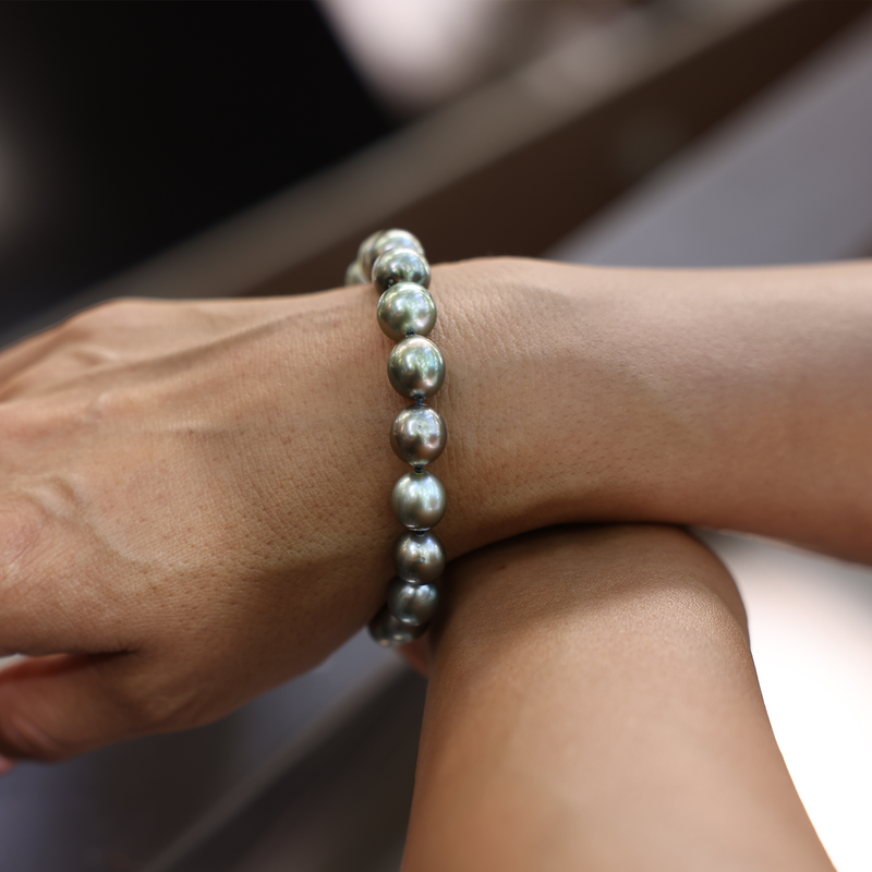 Hexa Sterling Silver Pearl Bracelet | Boldiful