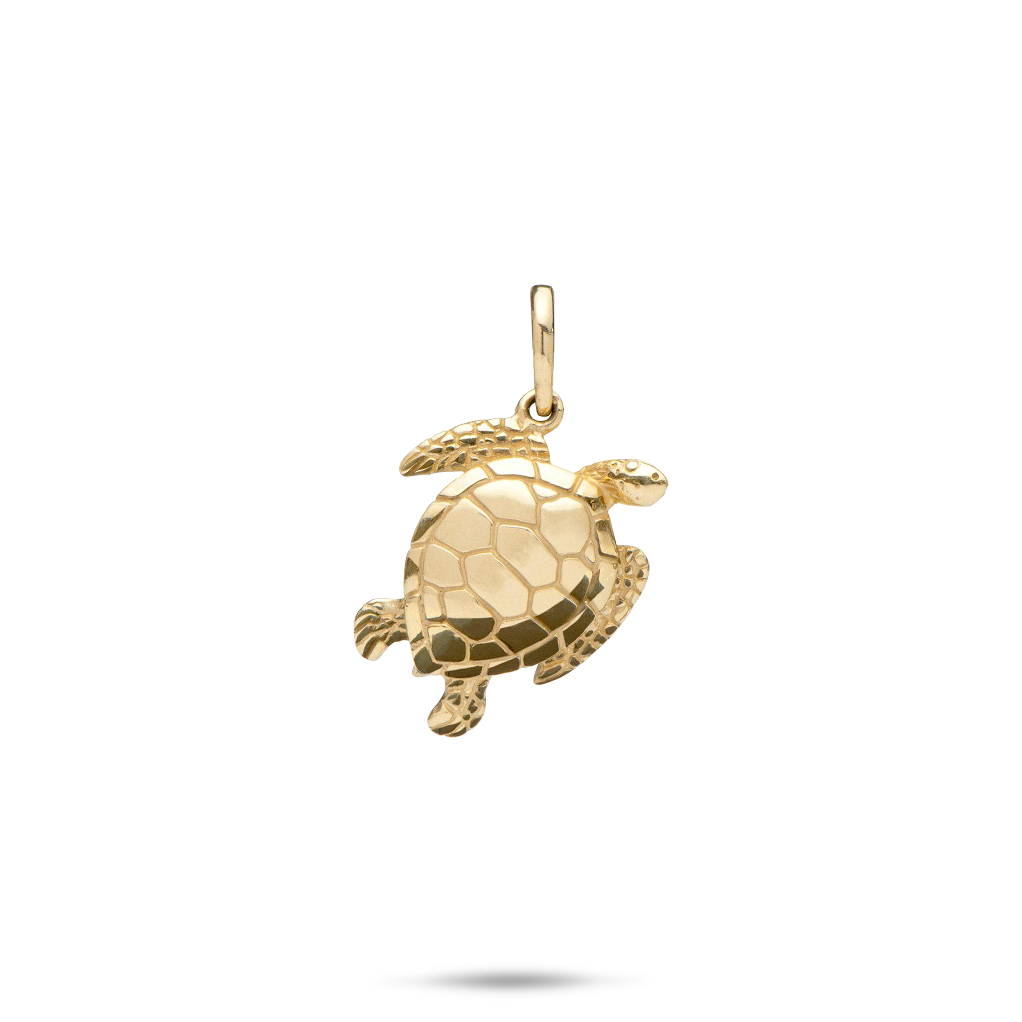 Honu-Anhänger in Gold - 18 mm