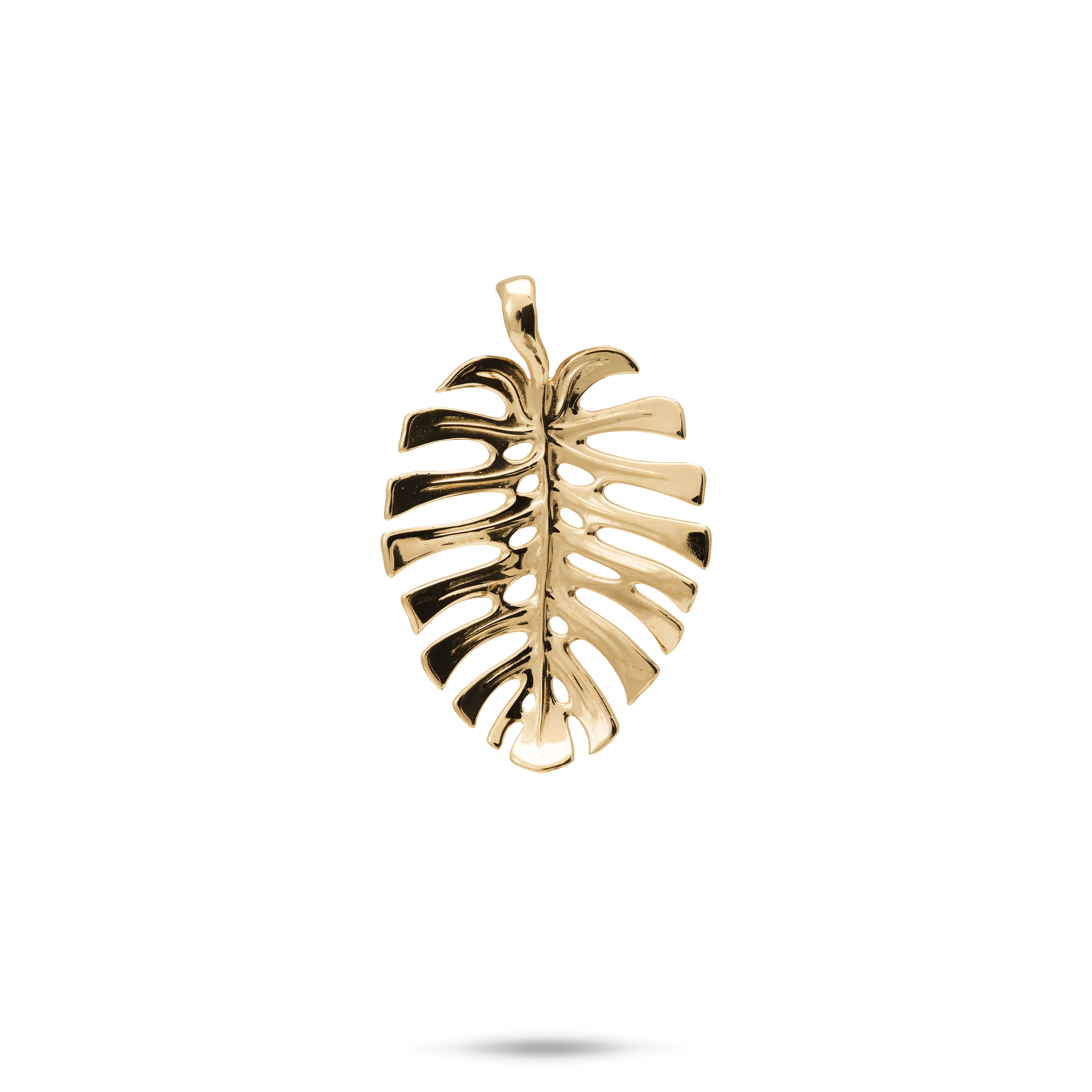 Monstera Pendant in Gold - 20mm