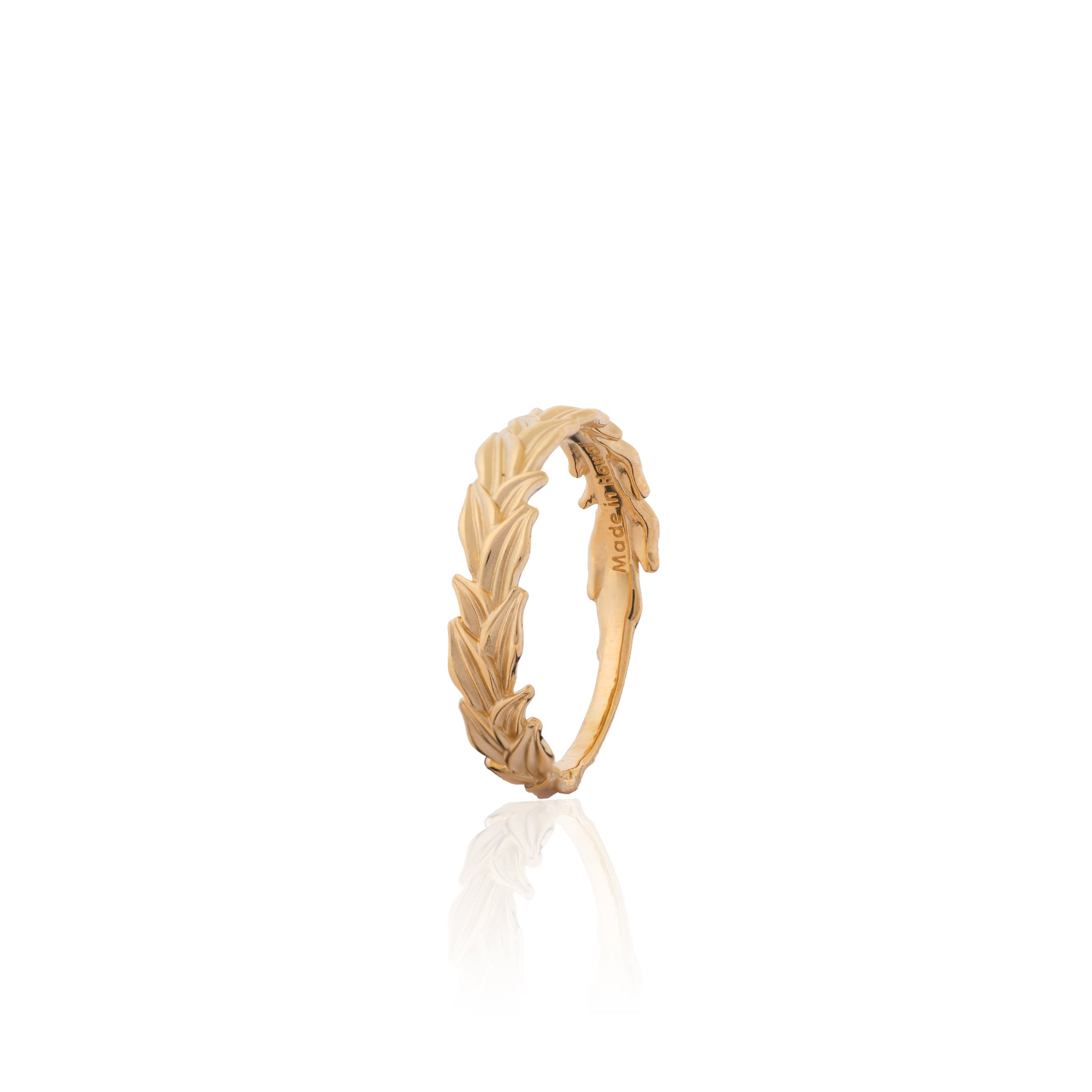 Maile Ring in Gold - 4.5mm