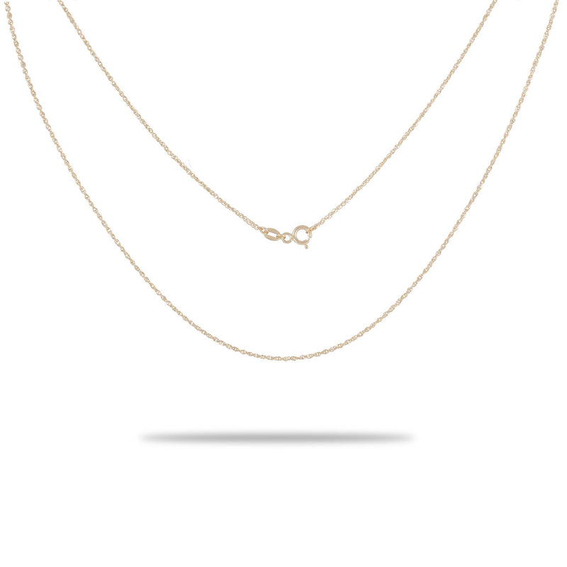 Kids Bubble Round Engravable Necklace – Baby Gold